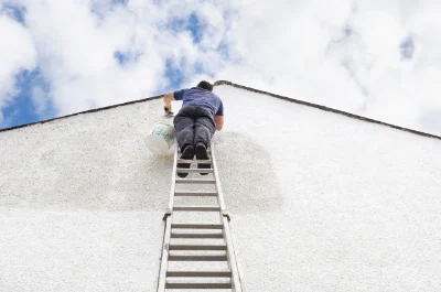 Peinture extérieure à Fermanville — façades et ravalement